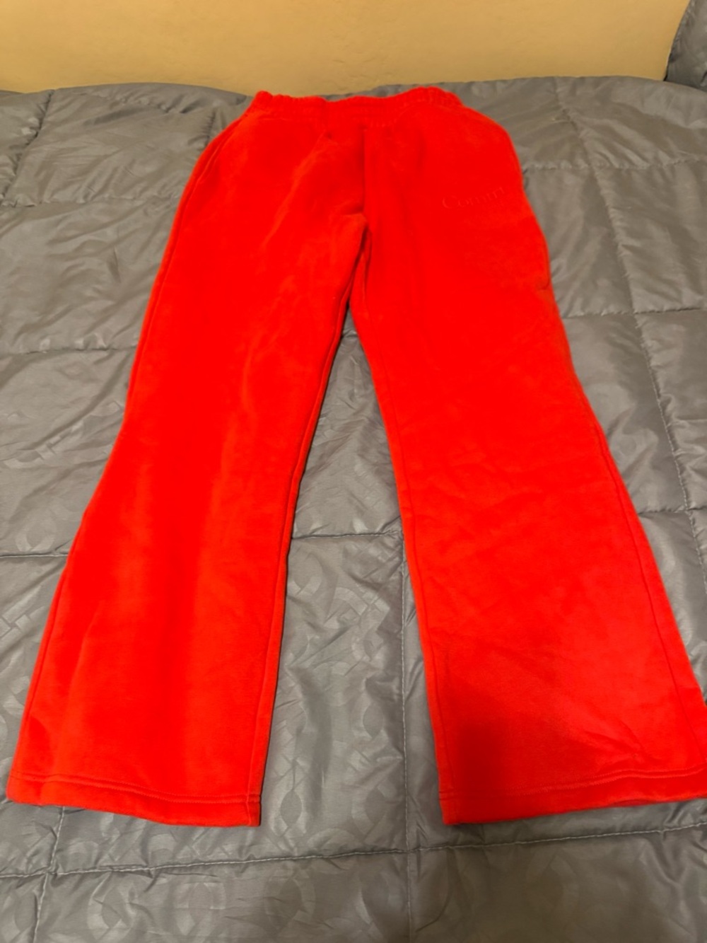 Comfrt Straight Leg Joggers in Crimson